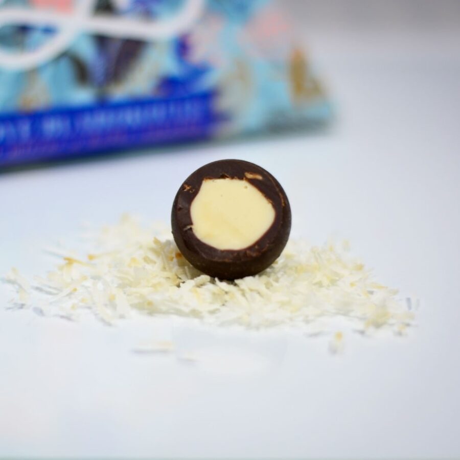 čokoládové blahokoule - kokos